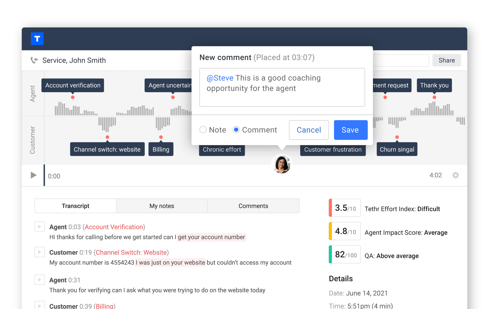 Conversation Intelligence Platform Tethr - Mountain Texture Collection - HD Quality